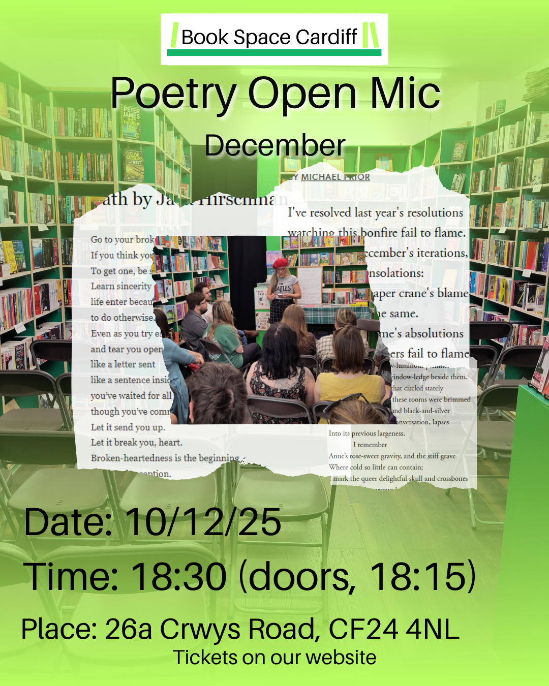 Poetry Open Mic December Tickets
