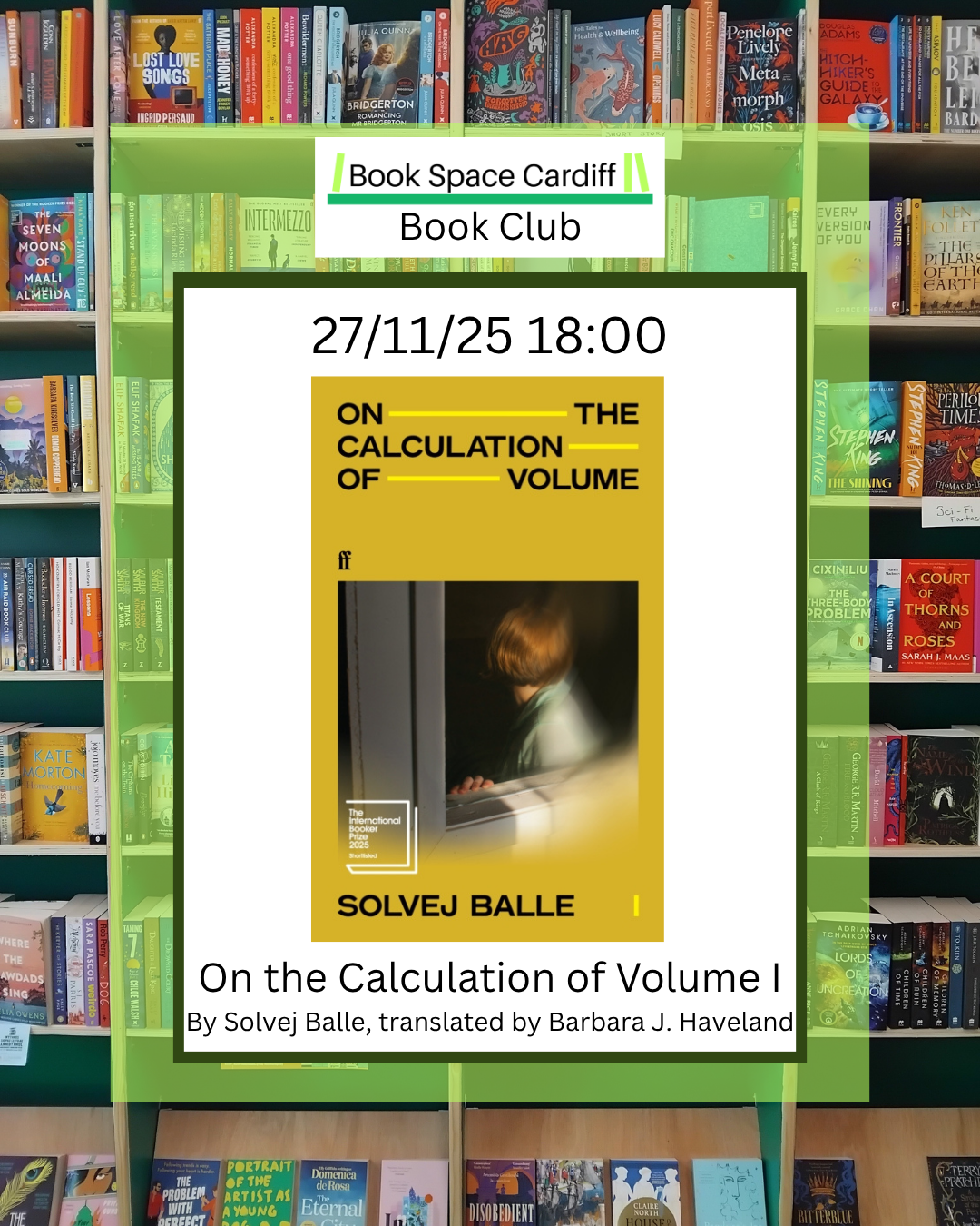 November Book Club - On the Calculation of Volume I