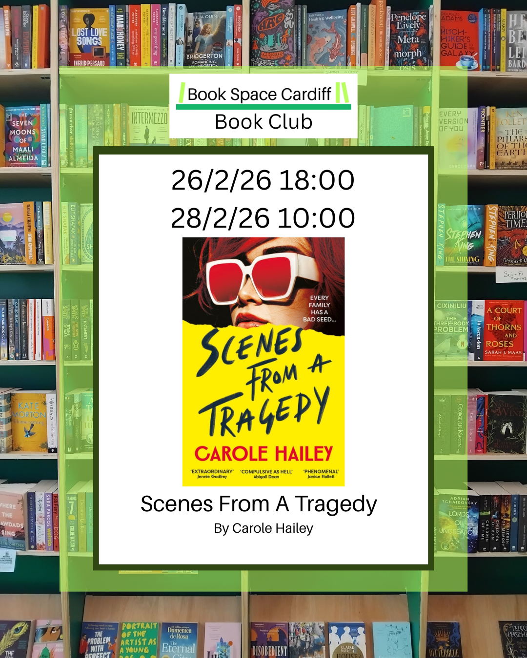 February Book Club - Scenes From A Tragedy