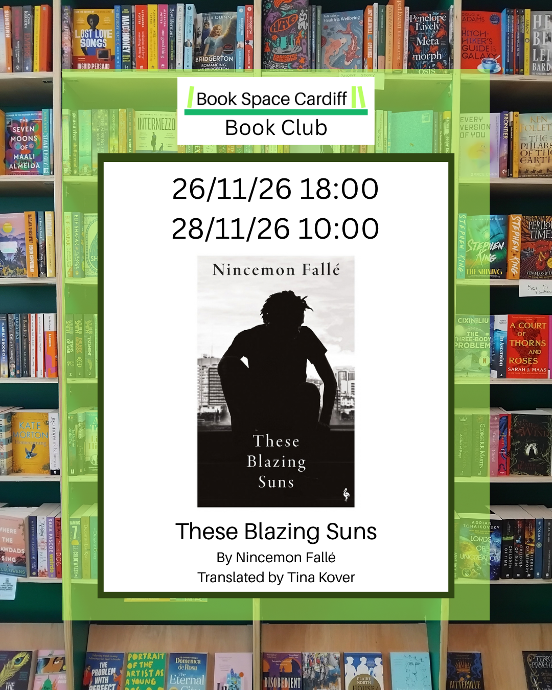November Book Club - These Blazing Suns