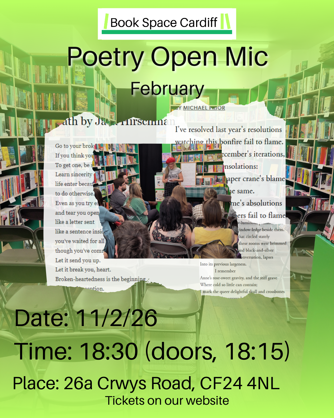 Poetry Open Mic February Tickets