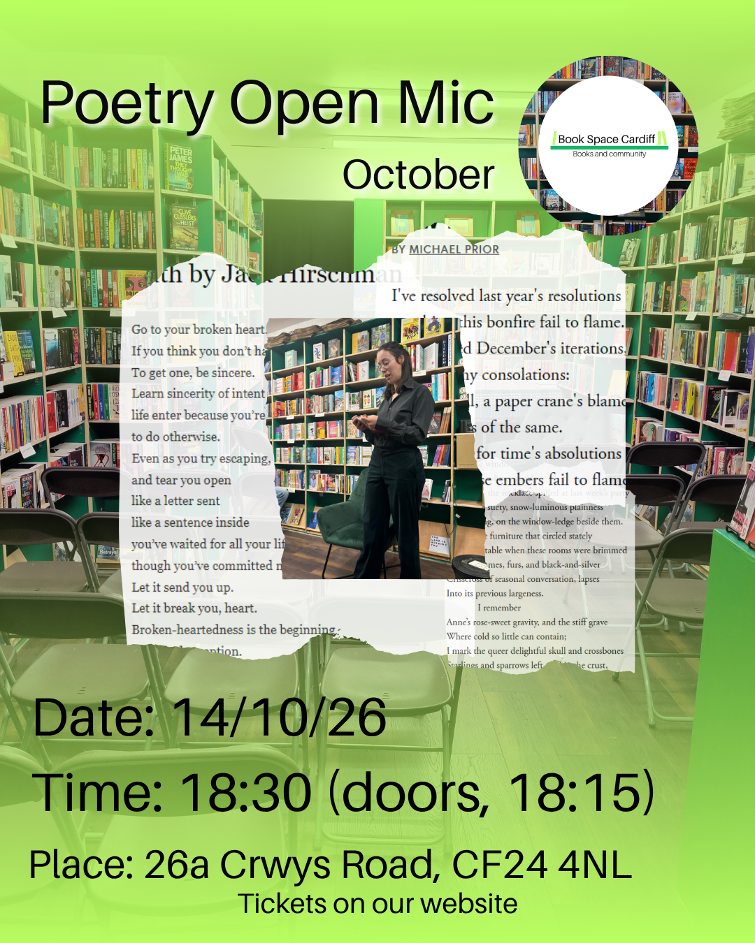 Poetry Open Mic October Tickets