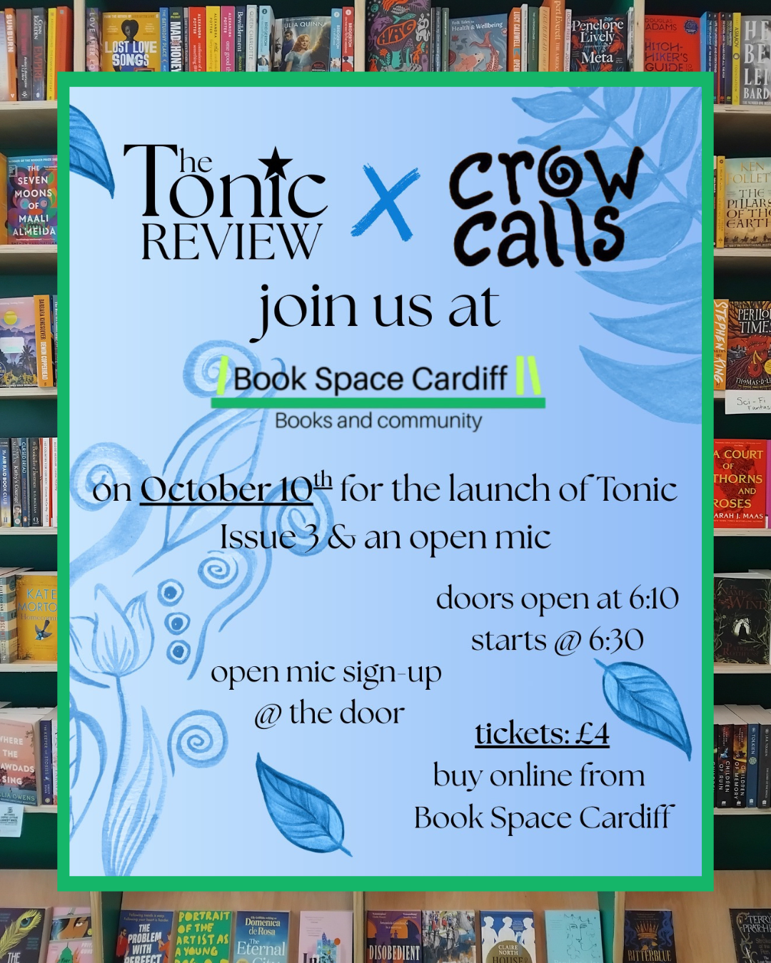 The Tonic Review issue 3 launch ticket